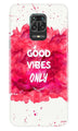 Good Vibes Only Mobile Back Case for Poco M2 Pro  (Design - 393)