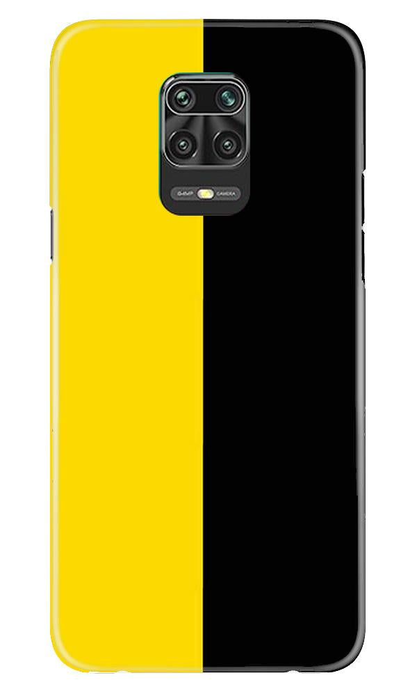 Black Yellow Pattern Mobile Back Case for Poco M2 Pro  (Design - 397)