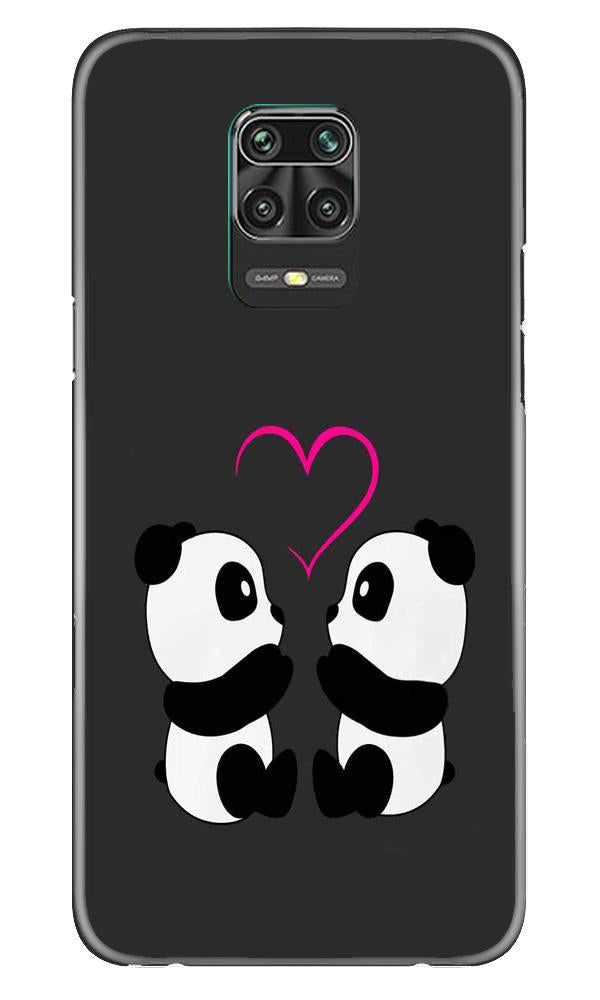 Panda Love Mobile Back Case for Poco M2 Pro  (Design - 398)