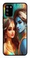 Lord Radha Krishna Metal Mobile Case for Poco M3   (Design No -01)