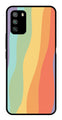 Muted Rainbow Metal Mobile Case for Poco M3   (Design No -02)