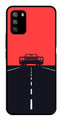 Car Lover Metal Mobile Case for Poco M3   (Design No -21)