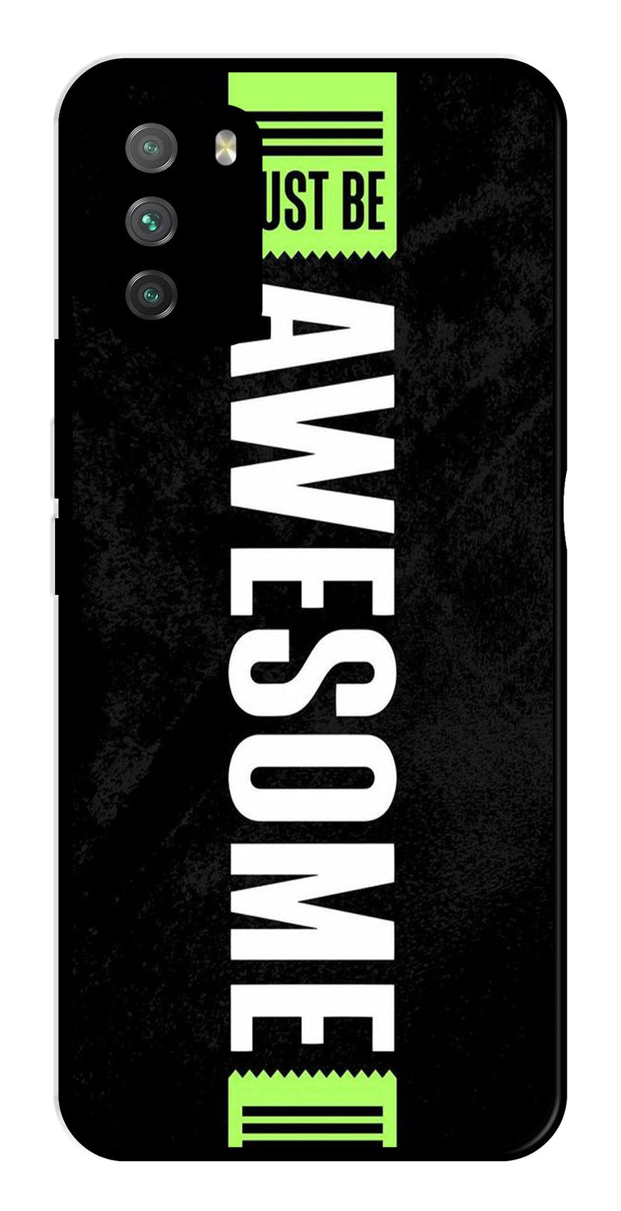 Awesome Metal Mobile Case for Poco M3   (Design No -33)