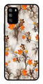 Autumn leaves Metal Mobile Case for Poco M3   (Design No -55)