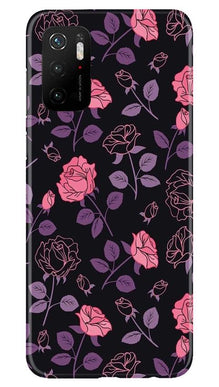 Rose Pattern Mobile Back Case for Poco M3 Pro (Design - 2)