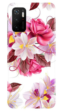 Beautiful flowers Mobile Back Case for Poco M3 Pro (Design - 23)