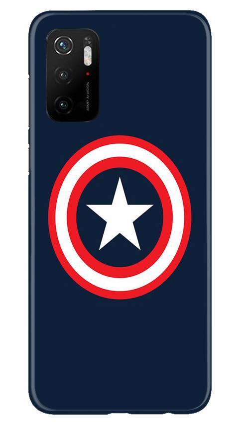 Captain America Case for Poco M3 Pro