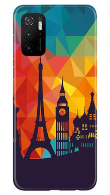 Eiffel Tower2 Mobile Back Case for Poco M3 Pro (Design - 91)