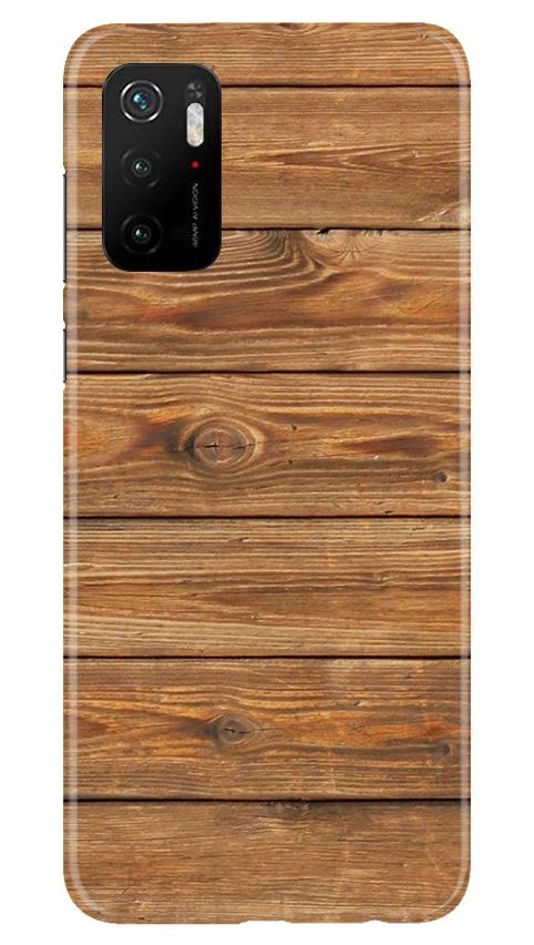 Wooden Look Case for Poco M3 Pro  (Design - 113)