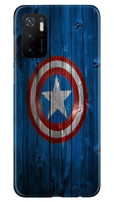 Captain America Superhero Case for Poco M3 Pro(Design - 118)