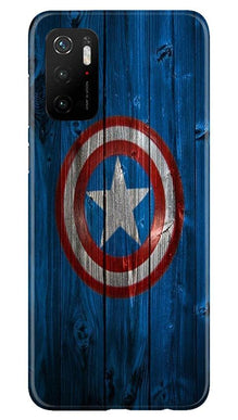 Captain America Superhero Mobile Back Case for Poco M3 Pro  (Design - 118)