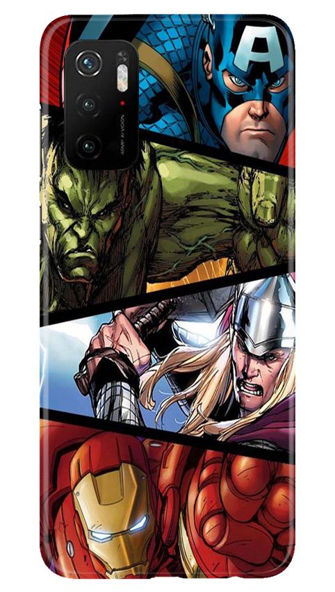 Avengers Superhero Case for Poco M3 Pro(Design - 124)