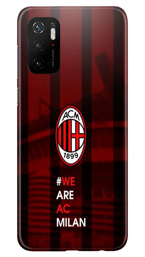 AC Milan Case for Poco M3 Pro  (Design - 155)
