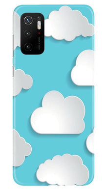 Clouds Mobile Back Case for Poco M3 Pro (Design - 210)