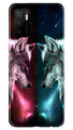 Wolf fight Case for Poco M3 Pro (Design No. 221)
