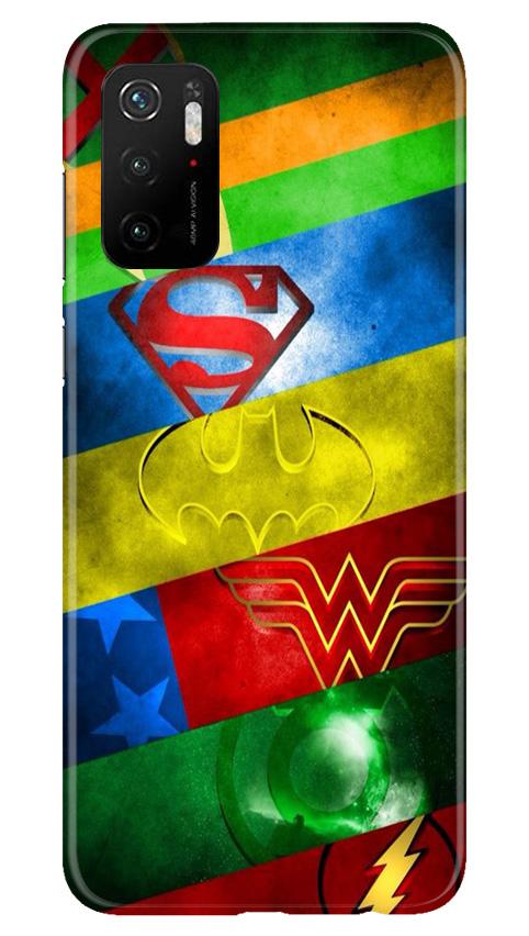 Superheros Logo Case for Poco M3 Pro (Design No. 251)