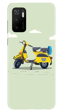 Vintage Scooter Mobile Back Case for Poco M3 Pro (Design - 260)