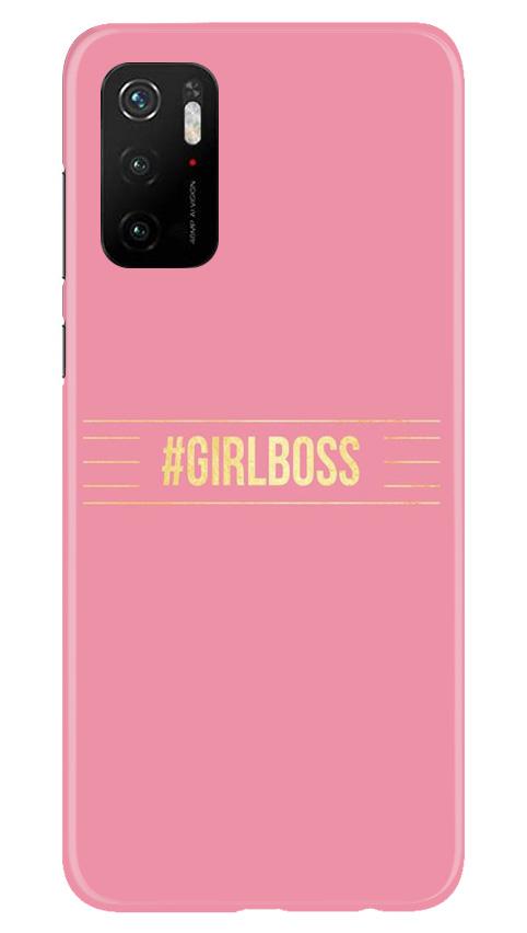 Girl Boss Pink Case for Poco M3 Pro (Design No. 263)