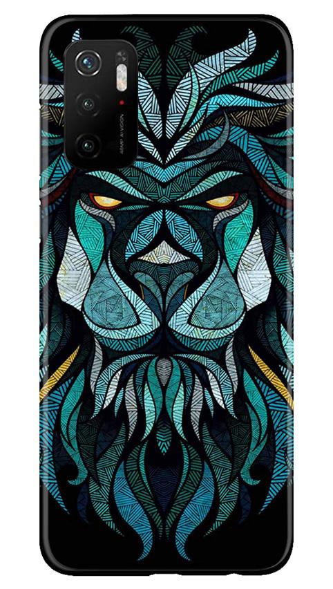 Lion Mobile Back Case for Poco M3 Pro (Design - 314)
