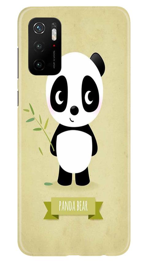 Panda Bear Mobile Back Case for Poco M3 Pro (Design - 317)