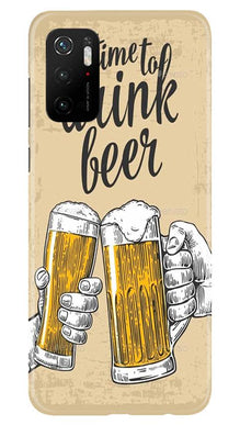 Drink Beer Mobile Back Case for Poco M3 Pro (Design - 328)