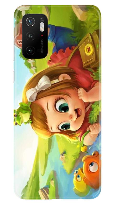 Baby Girl Mobile Back Case for Poco M3 Pro (Design - 339)