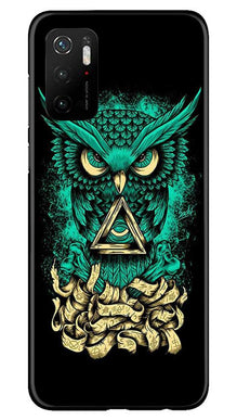 Owl Mobile Back Case for Poco M3 Pro (Design - 358)