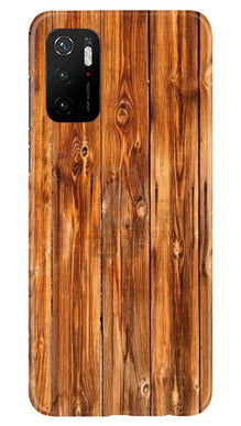 Wooden Texture Mobile Back Case for Poco M3 Pro (Design - 376)