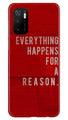 Everything Happens Reason Mobile Back Case for Poco M3 Pro (Design - 378)