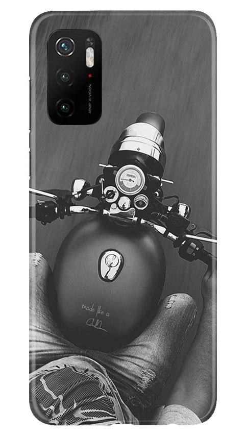 Royal Enfield Mobile Back Case for Poco M3 Pro (Design - 382)