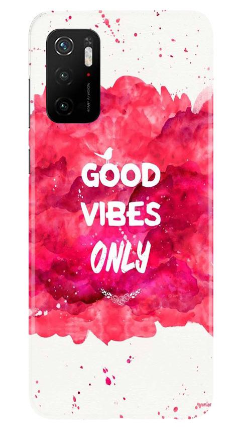 Good Vibes Only Mobile Back Case for Poco M3 Pro (Design - 393)