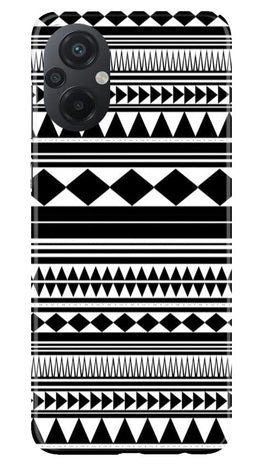 Black white Pattern Case for Poco M5