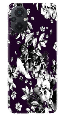 white flowers Mobile Back Case for Poco M5 (Design - 7)