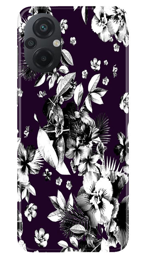 white flowers Case for Poco M5