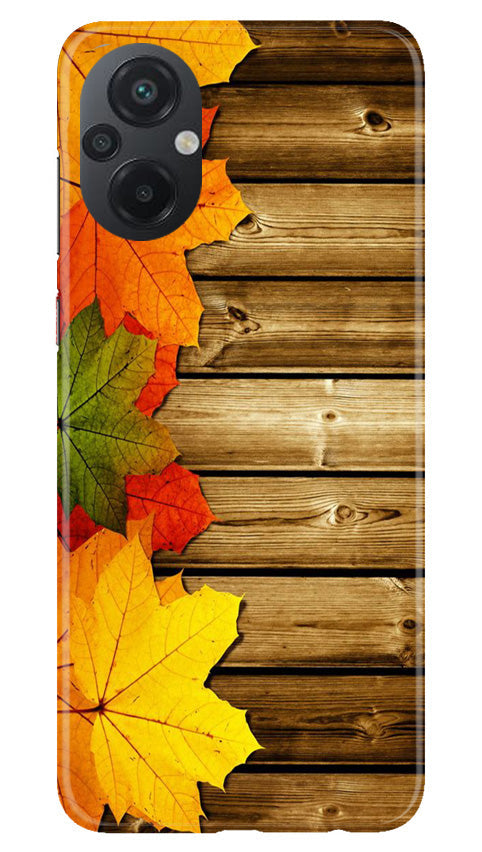 Wooden look3 Case for Poco M5