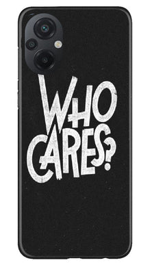Who Cares Mobile Back Case for Poco M5 (Design - 94)