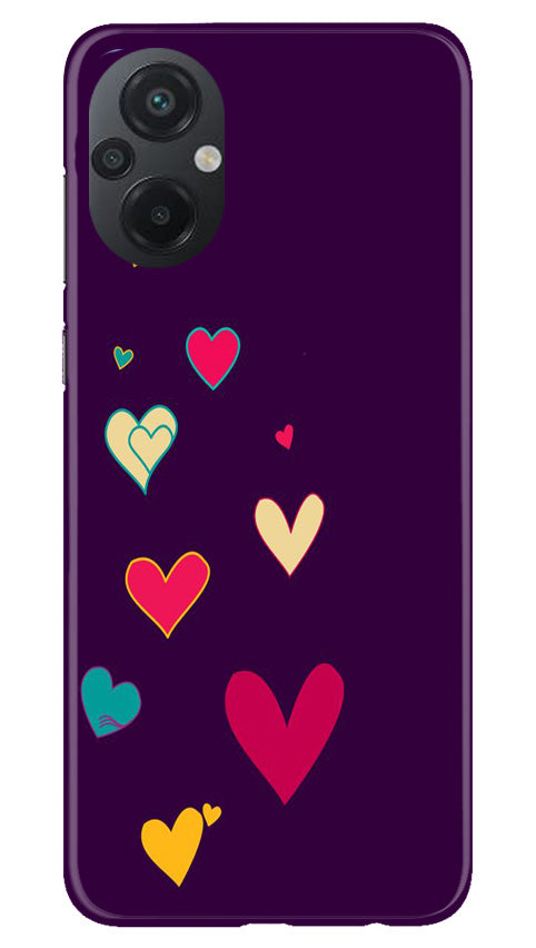 Purple Background Case for Poco M5  (Design - 107)