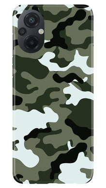 Army Camouflage Mobile Back Case for Poco M5  (Design - 108)
