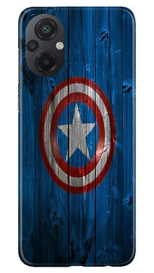 Captain America Superhero Mobile Back Case for Poco M5  (Design - 118)