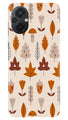 Leaf Pattern Art Case for Poco M5  (Design - 132)