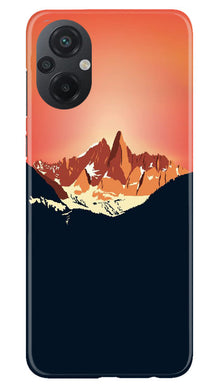 Mountains Mobile Back Case for Poco M5 (Design - 196)