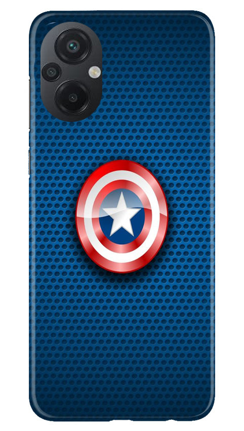 Captain America Shield Case for Poco M5 (Design No. 222)