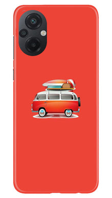 Travel Bus Mobile Back Case for Poco M5 (Design - 227)