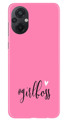 Girl Boss Pink Mobile Back Case for Poco M5 (Design - 238)