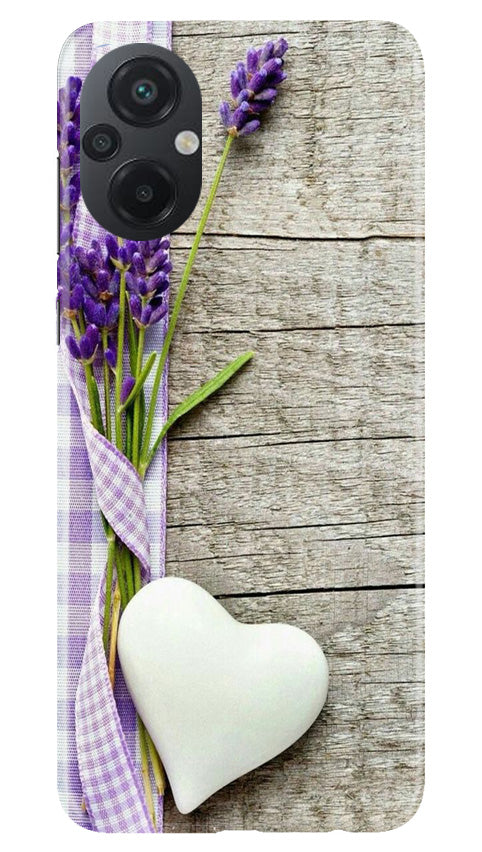 White Heart Case for Poco M5 (Design No. 260)