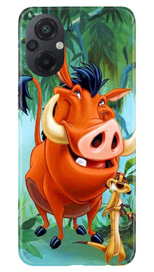 Timon and Pumbaa Mobile Back Case for Poco M5 (Design - 267)
