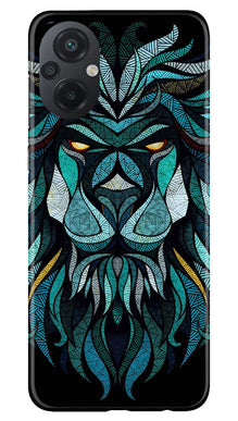 Lion Mobile Back Case for Poco M5 (Design - 276)