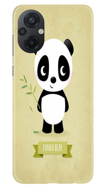 Panda Bear Mobile Back Case for Poco M5 (Design - 279)