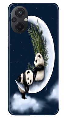 Panda Moon Mobile Back Case for Poco M5 (Design - 280)