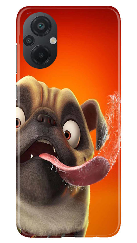 Dog Mobile Back Case for Poco M5 (Design - 303)